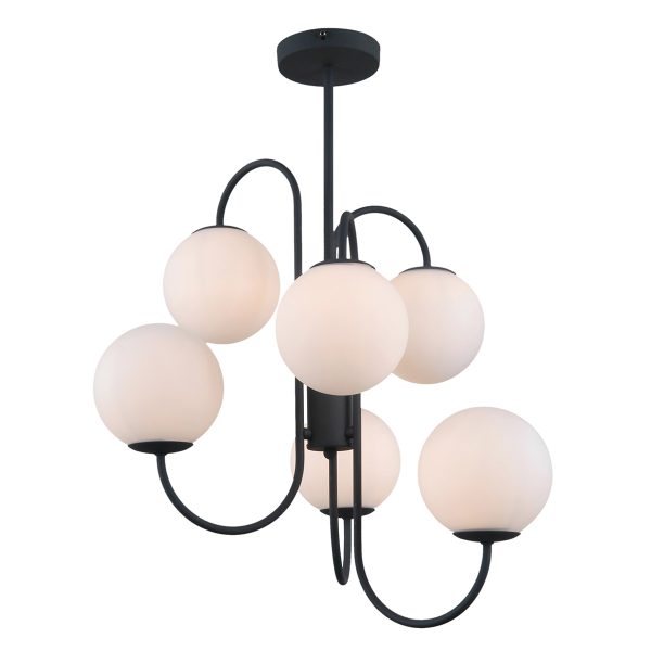 Oświetlenie Italux Gela PND-5500-6-BK
