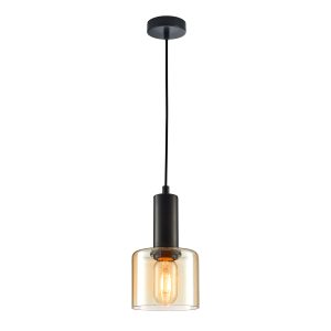 Oświetlenie Italux Santia PND-65342-1-BK+AMB
