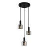 Oświetlenie Italux Santia PND-65342-3A-BK+SG