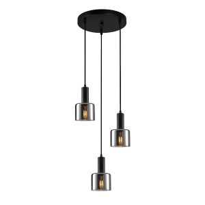 Oświetlenie Italux Santia PND-65342-3A-BK+SG