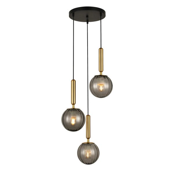 Oświetlenie Italux Ravena PND-2324-3A BRO+SG