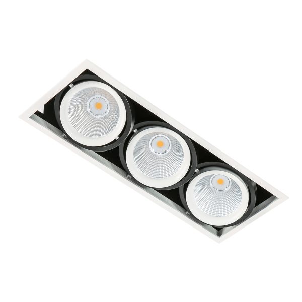 Oświetlenie Italux Vertico Triple 3000K GL7108-3/3X18W 3000K WH+BL
