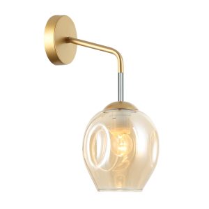 Oświetlenie Italux Borgo WL-30843-1 GD+AMB